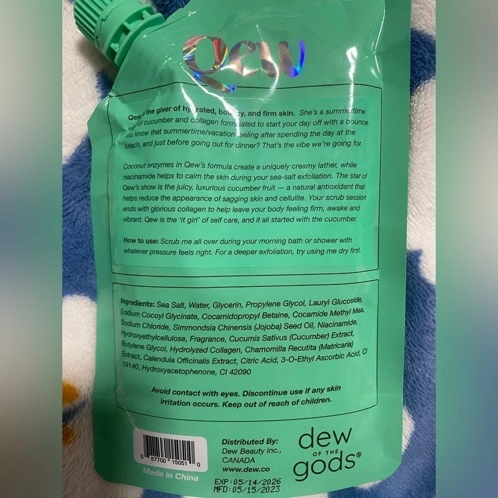 BRAND new Dew of the Gods Salt Scrub